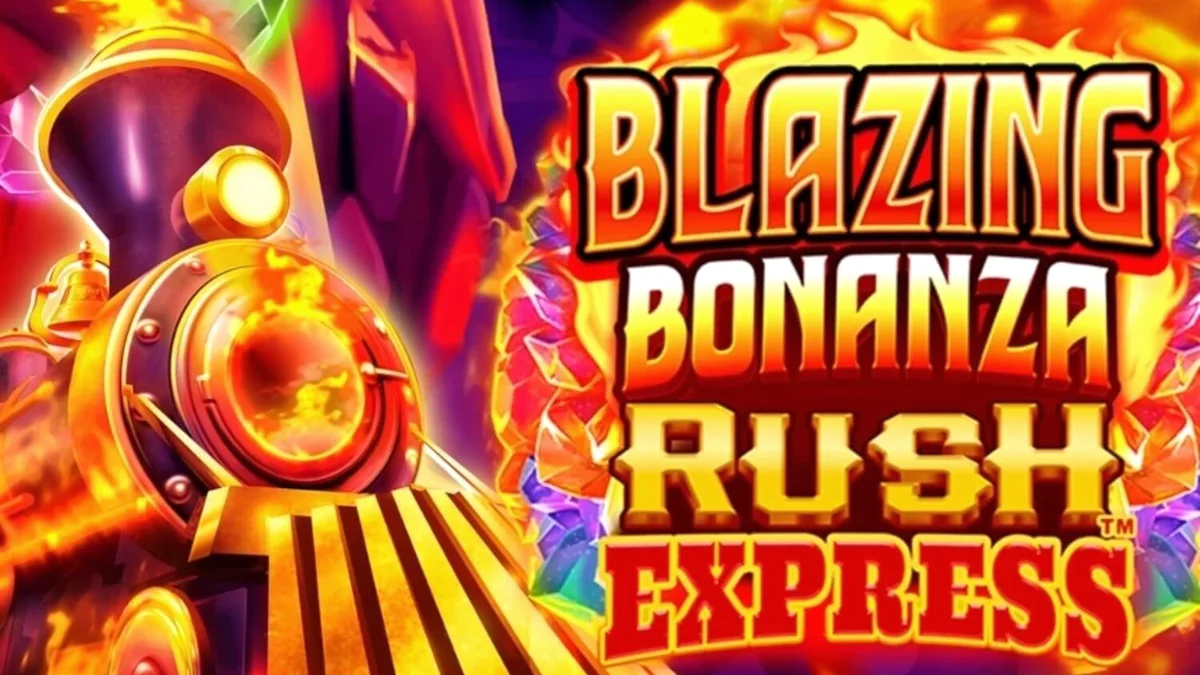 Blazing Bonanza Rush Express slot mobile gameplay interface