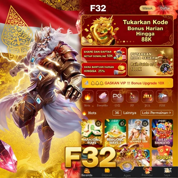 F32 Maxwin Pola Gacor Hari Ini