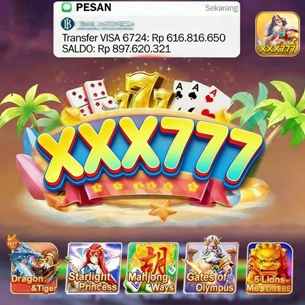XXX777 Slot Anti Rungkad Indonesia